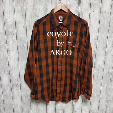 coyote by ARGO 체크 셔츠! 얇은 소재