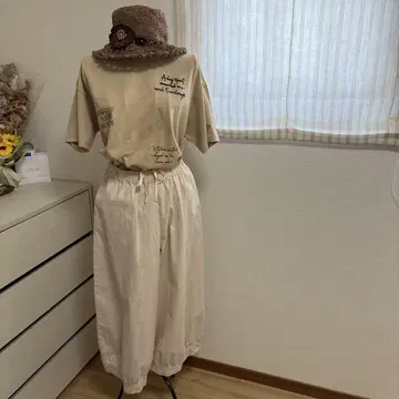 SamansaMos2 사만사 모스 티셔츠 가우초 팬츠 모자 셋업