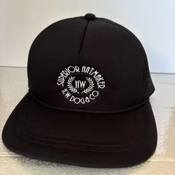 THE.H.W.DOG&CO 메쉬 캡 블랙