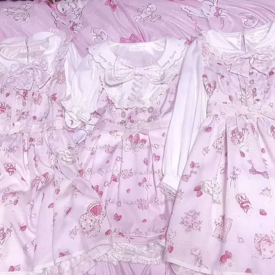 【Angelnumber555】 lovely babydoll dress (scarf set) Pre order Angel number 555 lovely babydoll dress (scarf set