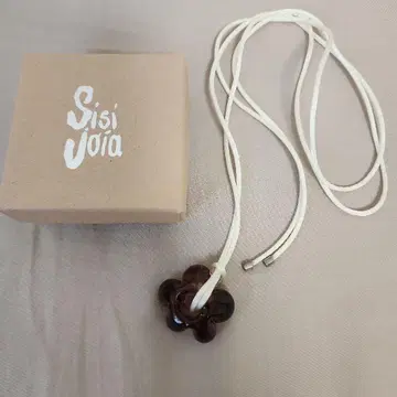 sisi joia long flour necklace 목걸이