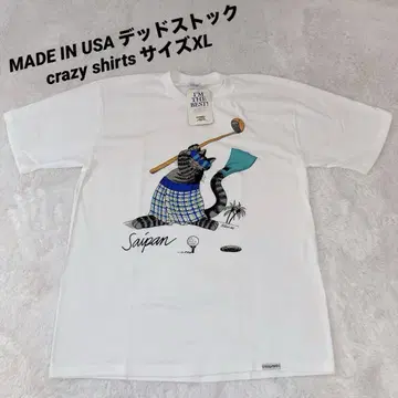 데드스탁 MADE IN USA crazy shirts 사이즈 XL