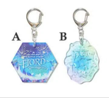 미세스 FJORD 피요르드 가챠 아크릴 키링 AB 세트