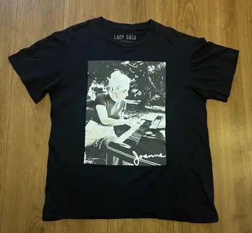 LADY GAGA 레이디 가가 Joanne Piano Photo 티셔츠