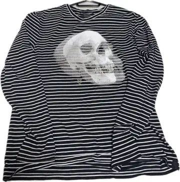 Alexander McQueen 스트라이프 스컬 긴팔 티셔츠
