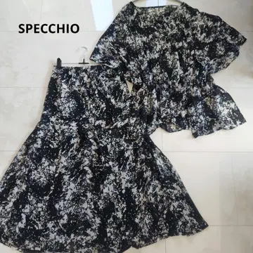 SPECCHIO 쉬폰 블라우스 셋업 롱 스커트 40