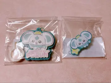 쁘치쿠아 카페 컬러풀 아크릴 반지 참 컬러풀 헤어 클립 포룬