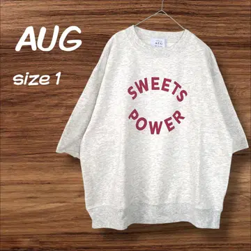 25SS 새상품급 AUG 프론트 로고 컷 티셔츠