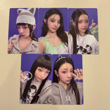 illit 이어모니 이어폰 트레이딩 카드 정리