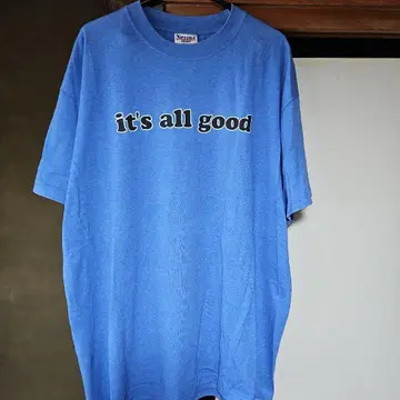 it's all good 티셔츠 파랑