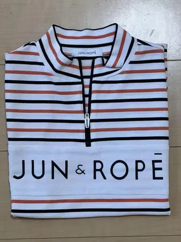 JUN & ROPE 여성용 골프웨어 오렌지 및 블랙 컬러