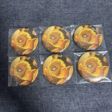 귀멸의 칼날 극장판 무한성 편 키 비주얼 캔뱃지 하시비라 이노스케