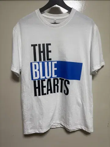 THE BLUE HEARTS 그래픽 티셔츠 L 블루 하츠 밴 T