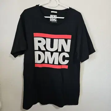 지유 RUN DMC 그래픽 티셔츠 M 블랙