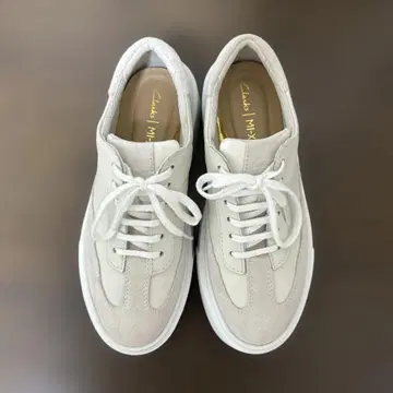 Clarks MIX 화이트 통굽 스니커즈 (클락스)