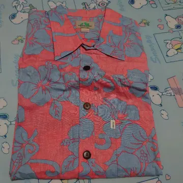 PARADISE BAY 알로하 셔츠 남성용 L 사이즈