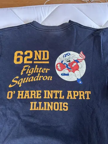 레어! 버즈릭슨즈 62ND Fighter Squadron 티셔츠