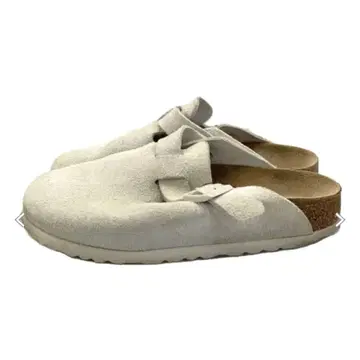 7135 BIRKENSTOCK 보스턴 스웨이드 화이트 24cm