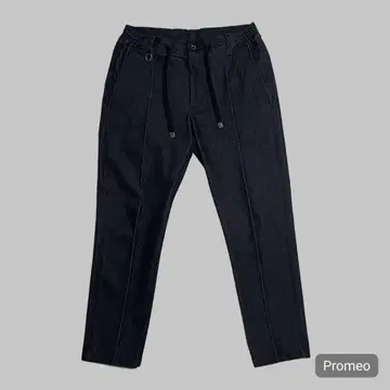 AOURE 아우르 데님 팬츠 슬랙스 네이비 S 팬츠