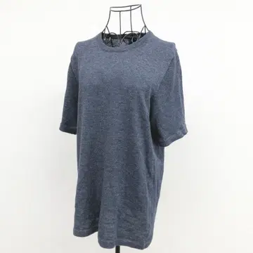 빔즈 티셔츠 L 네이비 크루넥 반팔 오버 사이즈 루즈한