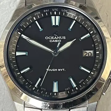 CASIO OCEANUS OCW-S100 전파 수신 작동 중