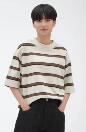 MHL 티셔츠 스트라이프 반팔