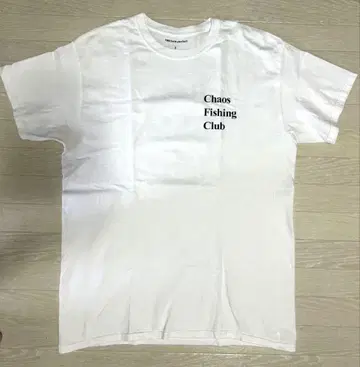 Chaos Fishing Club 티셔츠 화이트 L 사이즈