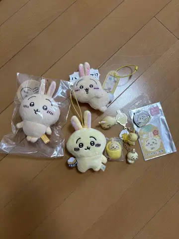 미사용 새상품 치이카와 (먼작귀) 굿즈 토끼 모음 마스코트 스티커 가챠