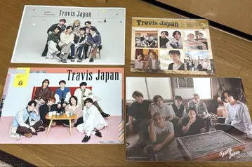 TravisJapan 뉴스레터 스티커 포토 카드 묶음 판매