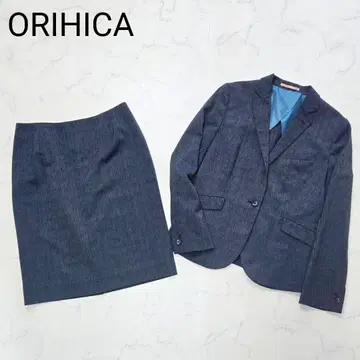 ORIHICA RHYME 정장 스커트 데님풍 워셔블 L 사이즈