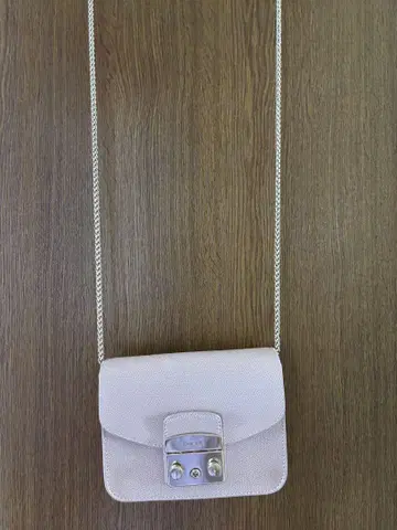 훌라 핑크 체인 숄더백
