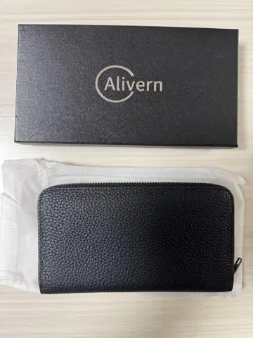 Alivern 남성용 장지갑 아코디언 주름 박스형 동전 지갑