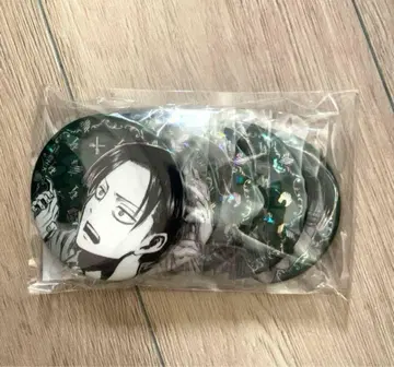 진격의 거인 anique birthday 홀로그램 캔뱃지 리바이