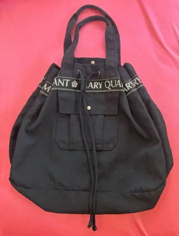 MARY QUANT 블랙 토트백