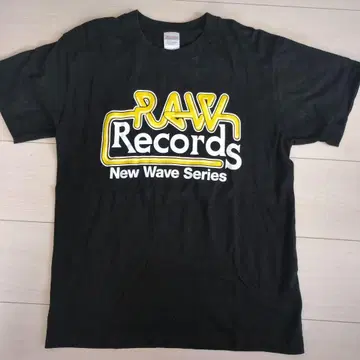 RAW Records 티셔츠 사이즈 S 펑크 록 밴딩