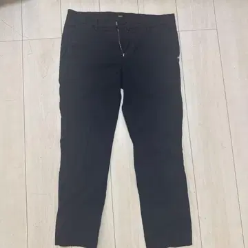 BOSS 슬림 핏 블랙 팬츠