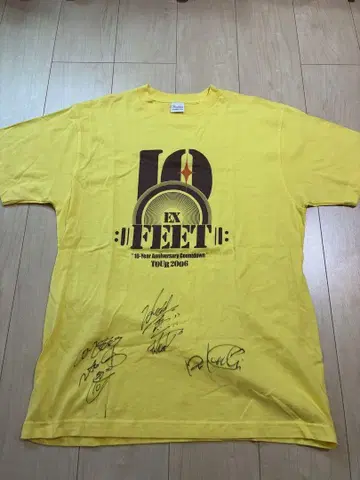 10-FEET 투어 티셔츠 (L)