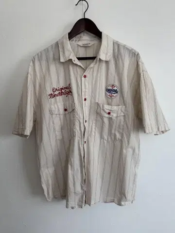 TENDERLOIN STRIPE WORK SHT 스트라이프 셔츠 M