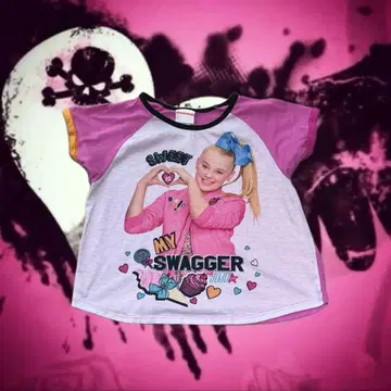 SWAG 감성 소녀 피치 티셔츠