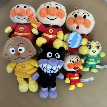 호빵맨 봉제 인형 7종 세트 약 15cm
