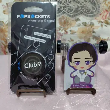야마시타 토모히사/Club9 공식 굿즈/스마트폰 팝 소켓 & 씰