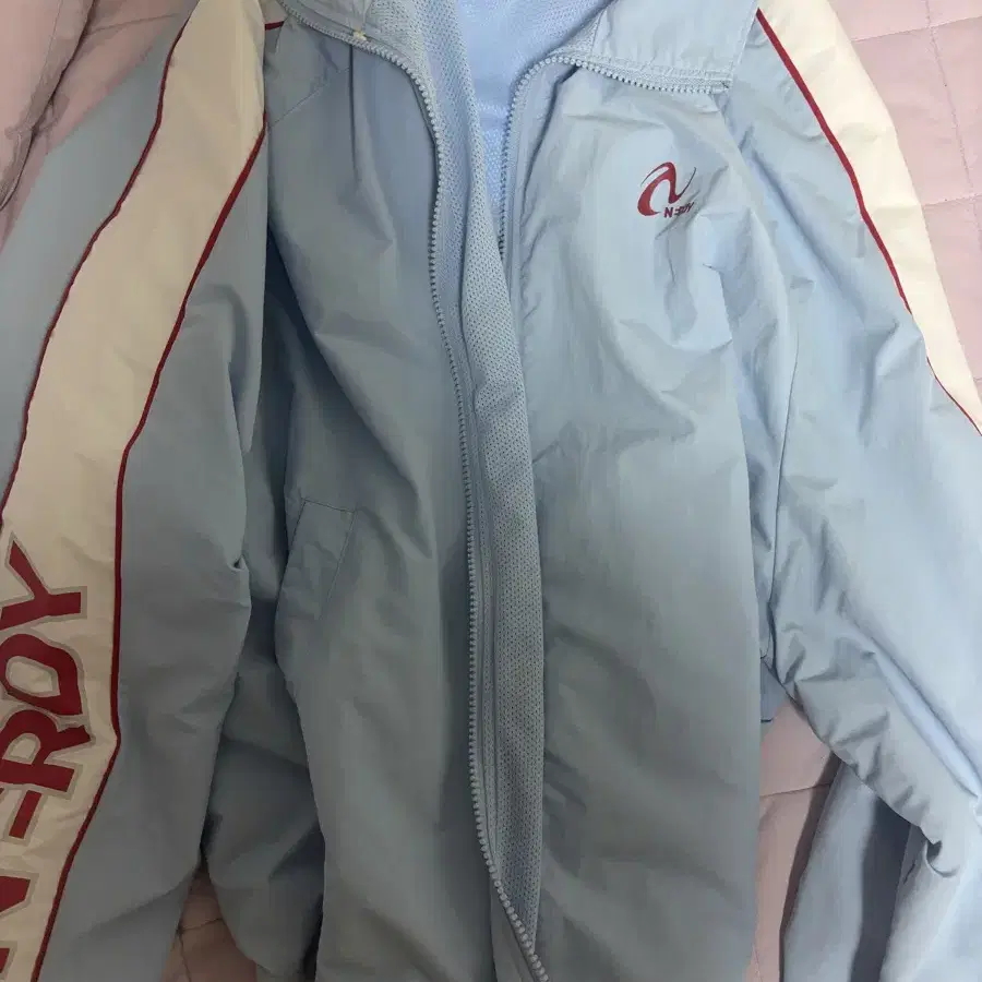 ☆NERDY☆ Line Windbreaker Sky Blue NERDY | 널디 Today Only Discount) Nerdy Line Windbreaker Sky