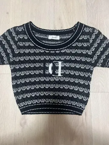 Darich DD 마린 보더 니트 탑 블랙