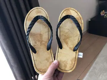 일본제 asobo 조리 베이지 아와지 샌들