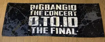 BIGBANG 0.TO.10 FINAL 굿즈 EC 한정판 타월