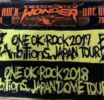 ONE OK ROCK 원오크 투어 타월 세트