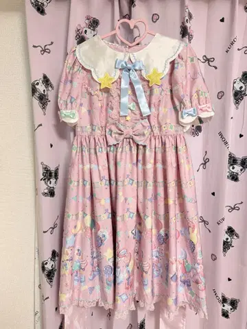 angelic pretty Happy Garland 원피스 핑크