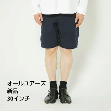 올 유어즈 입어본 숏 팬츠 네이비 새상품 30인치