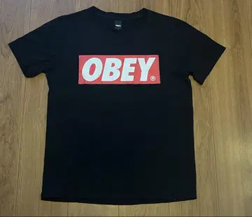 OBEY 블랙 티셔츠 여성용 L 사이즈