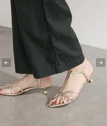 LE TALON 3.5cm 내로우 스트랩 샌들 L 사이즈